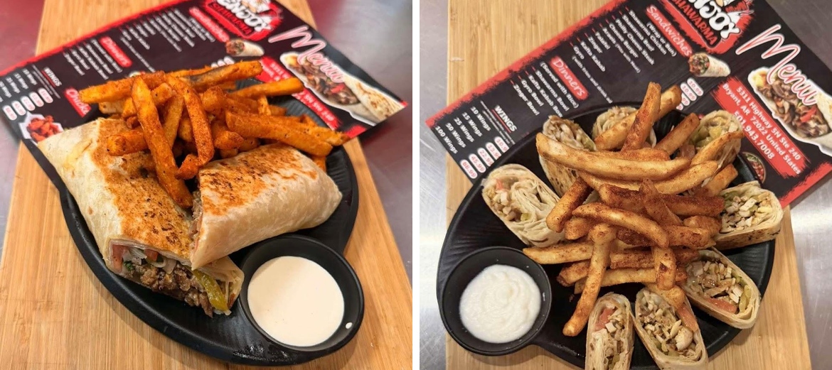 Enjoy Shawarma Menu